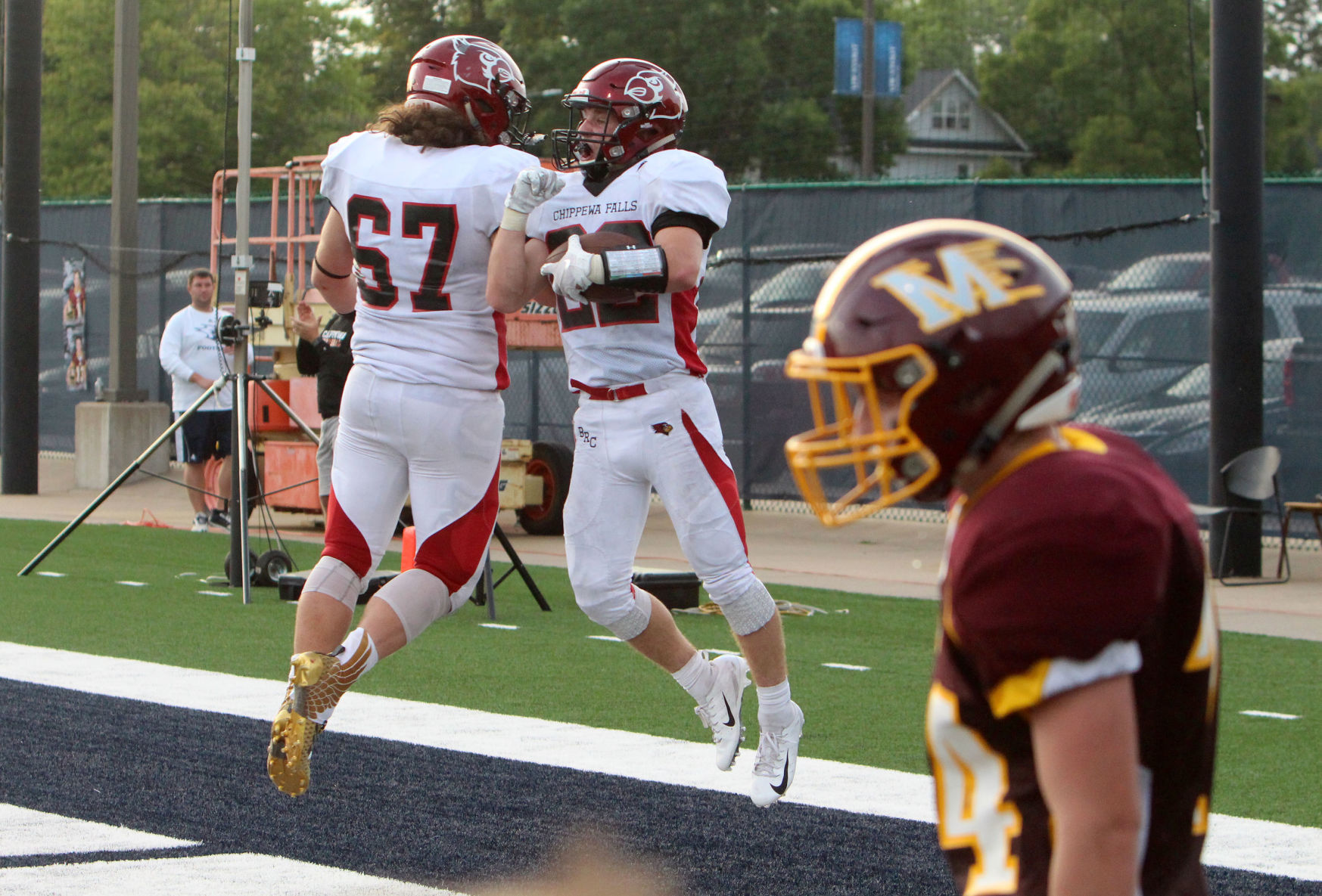 Chi-Hi football at Menomonie 8-31-18